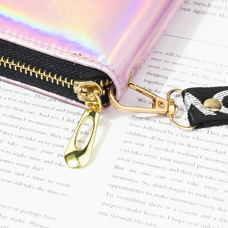 Wholesale Laser Long and Large Capacity PU Wallets